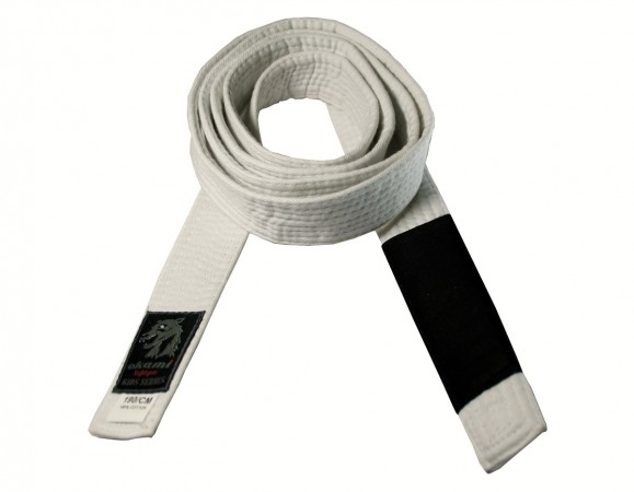 okami fightgear Kids BJJ Belt weiß